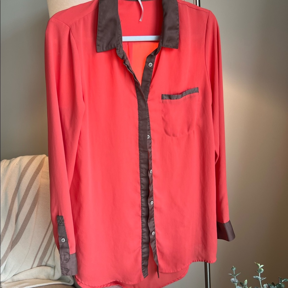 Free People Button Down Blouse